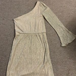 Bisou Bisou one shoulder cocktail dress